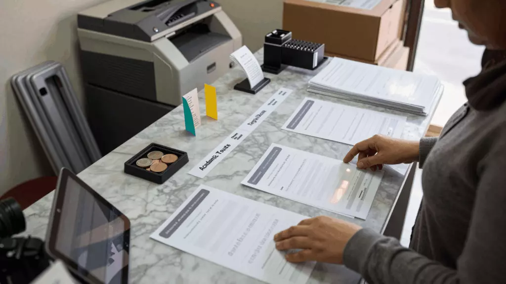 an Arab man in his early 30s working through التوجيه