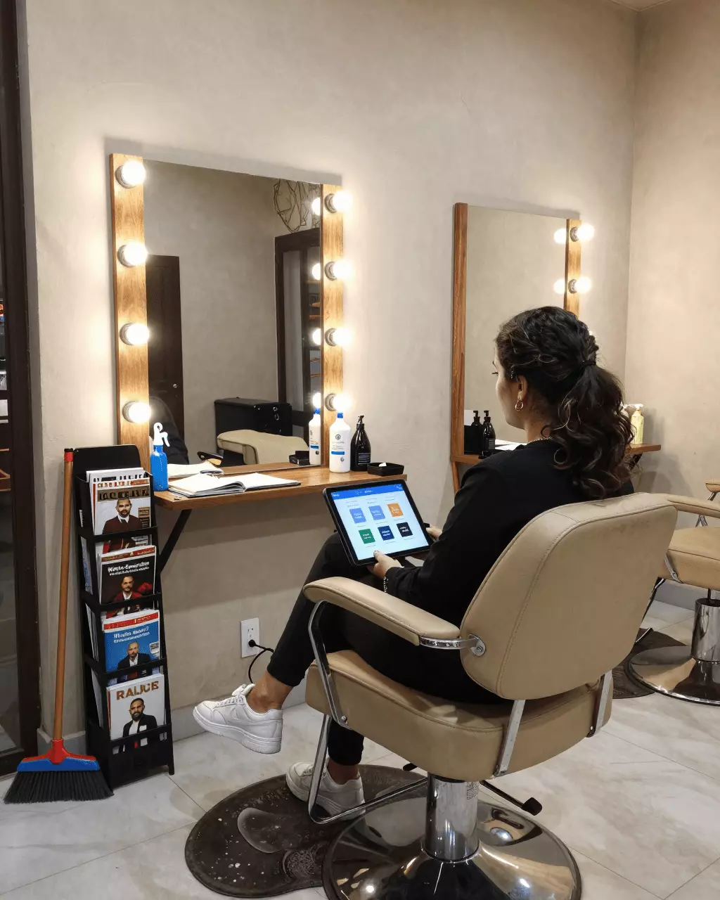 an Arab man in his early 30s preparing online for فصول IELTS المجانية عبر الإنترنت: جرب دروس IELTS قبل اختيار الدورة التدريبية