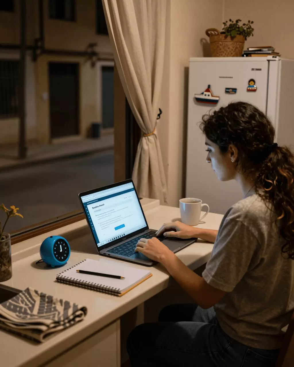 an Arab man in his early 30s preparing online for اختبارات IELTS التدريبية عبر الإنترنت: اختبارات وهمية، والنتائج، والاستعداد للاختبار