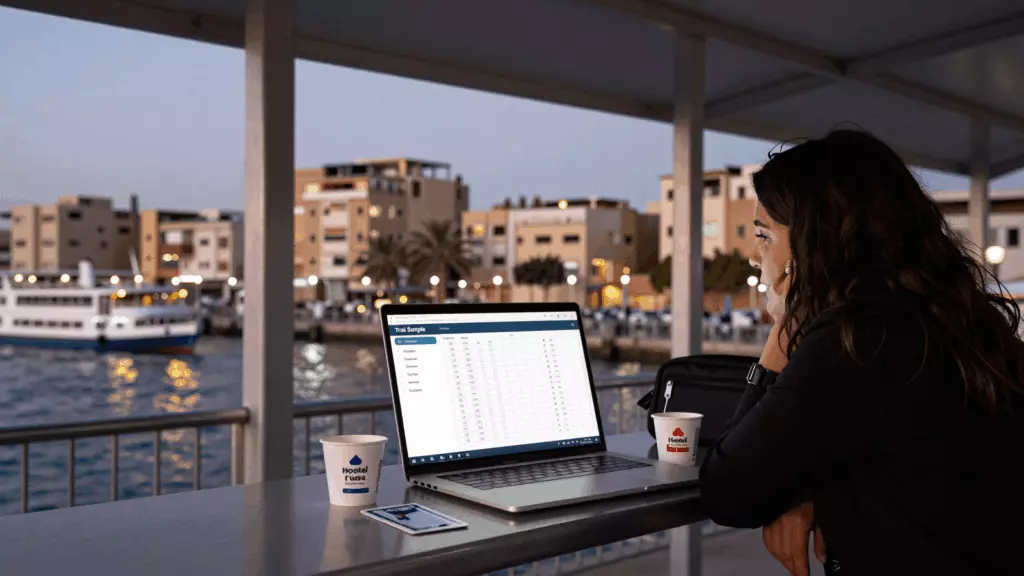 an Arab man in his early 30s working through قرر