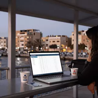 IELTS learner completing a level entry checklist