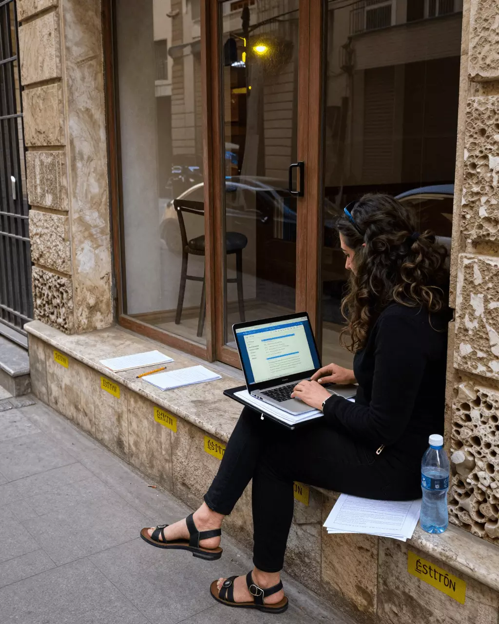 an Arab man in his early 30s preparing online for مدقق الكتابة المجاني في IELTS: مفيد أم لا يكفي للنطاق 7؟