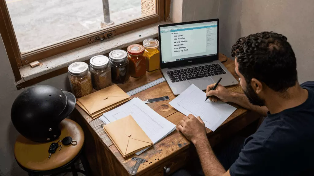 an Arab man in his early 30s working through تحديد