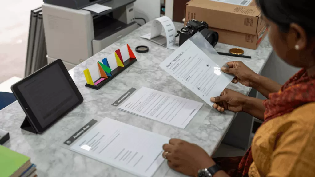 a Bangladeshi woman in her late 20s working through ওরিয়েন্ট