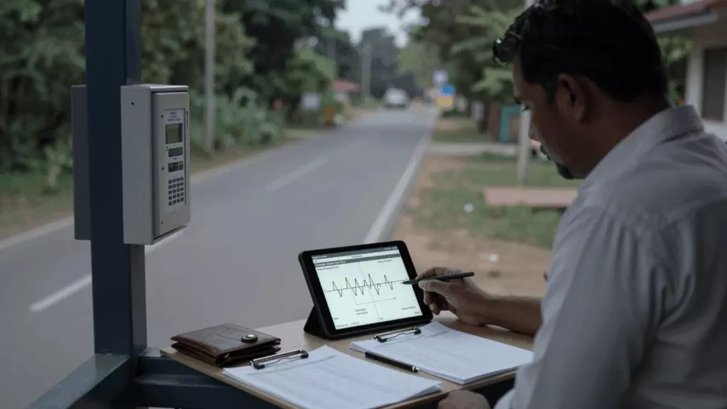 a Bangladeshi woman in her late 20s working through স্থির করুন