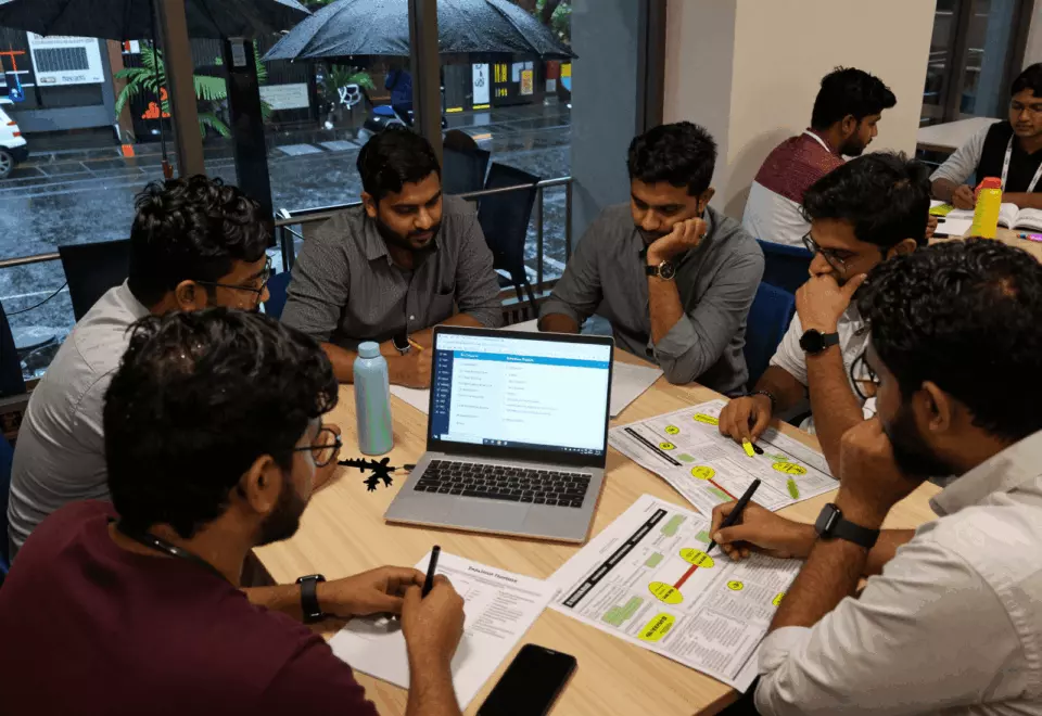 a Bangladeshi woman in her late 20s choosing the next IELTS prep step online
