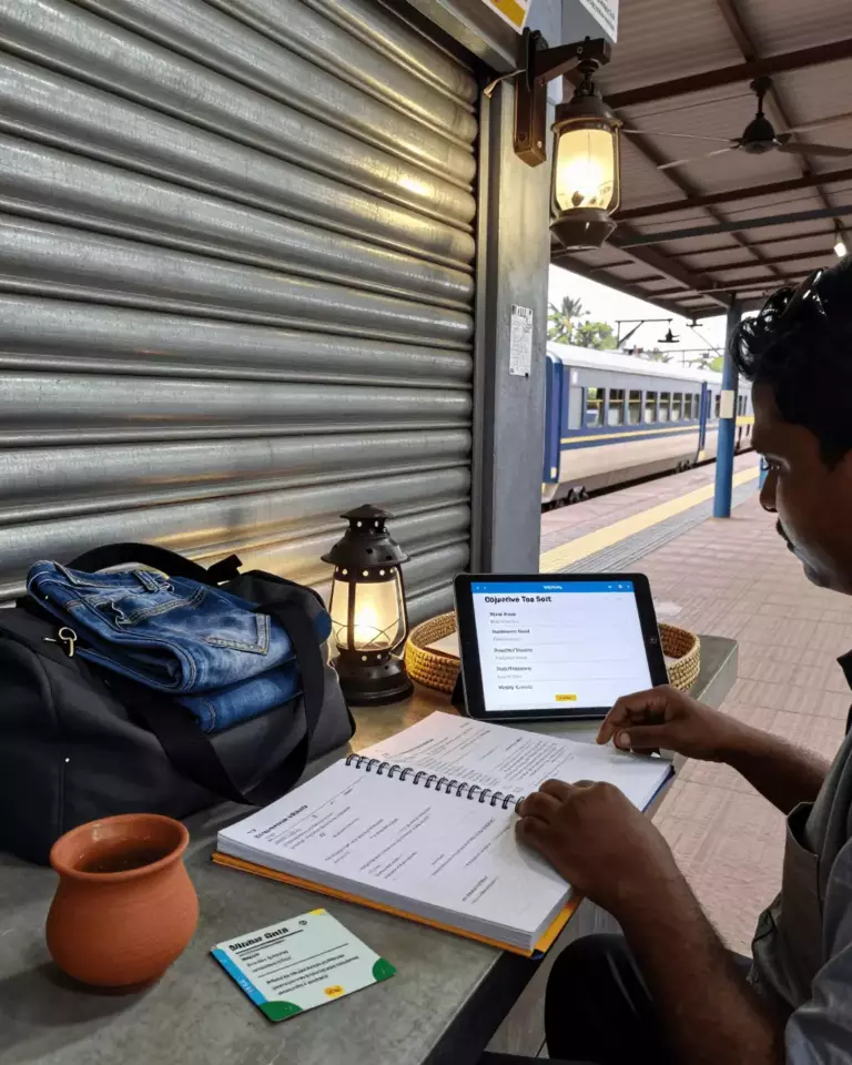 a Sri Lankan man in his late 20s preparing online for IELTS Exam Prep for Sri Lankan Students: Online IELTS Lessons and Practice Tests