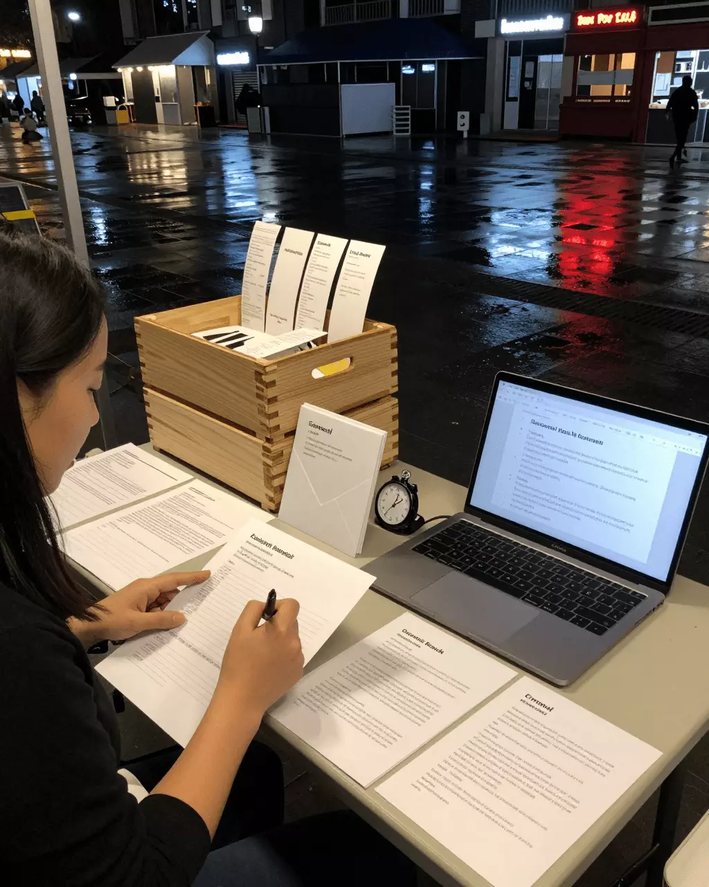 an East Asian woman in her late 20s preparing online for IELTS Writing Task 1 Course Guide: Academic Reports and General Letters
