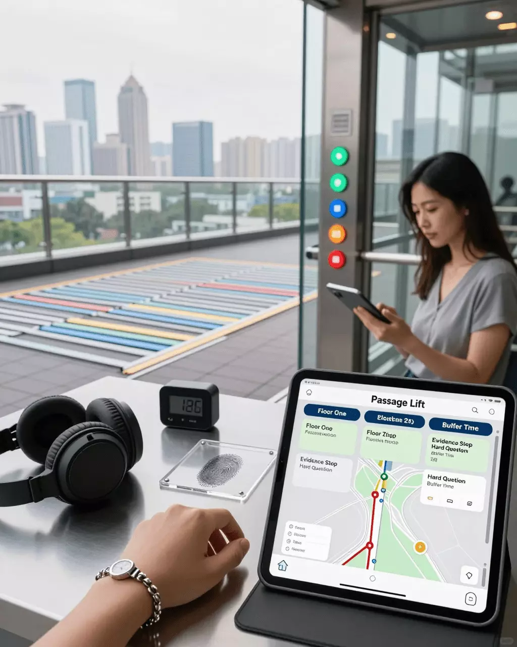 an East Asian woman in her late 20s preparing online for IELTS Reading Strategies: Timing, Skimming, Scanning, and Accuracy