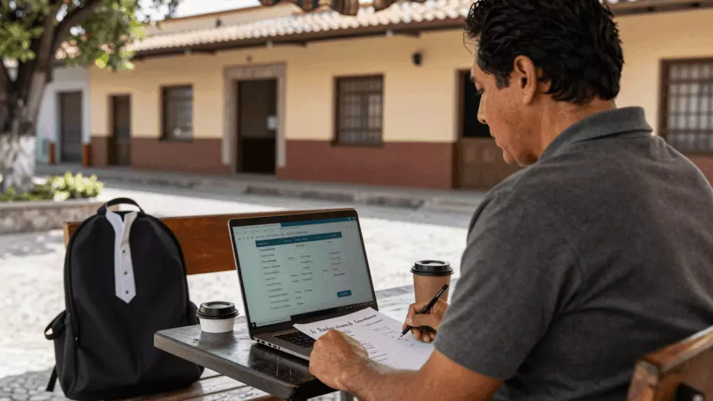 El estudiante de IELTS comienza las clases gratuitas en línea antes de elegir un curso pago
