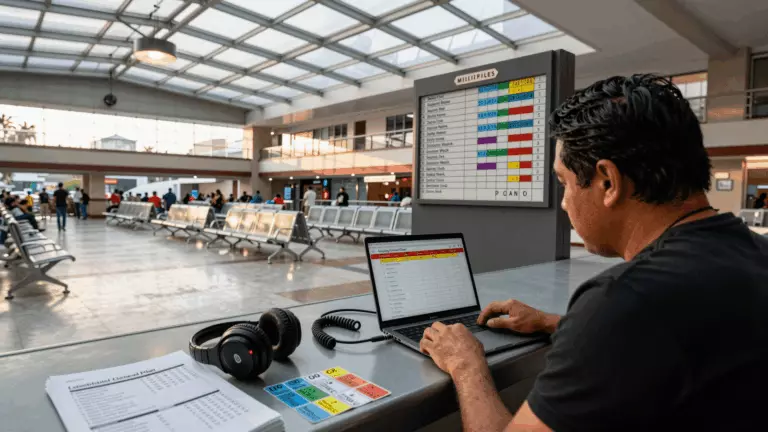 a Latina woman in her late 20s preparing online for Plan de práctica de comprensión auditiva del IELTS: cómo entrenar para lograr precisión y velocidad