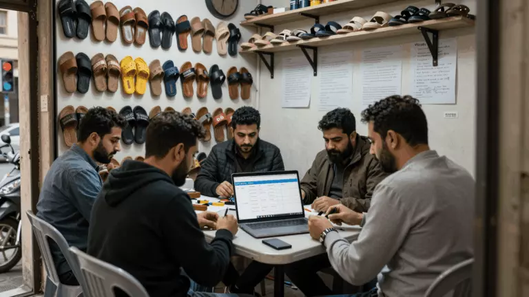 a Persian woman in her late 20s preparing online for برنامه مطالعه آیلتس برای مبتدیان: نحوه شروع آمادگی از صفر