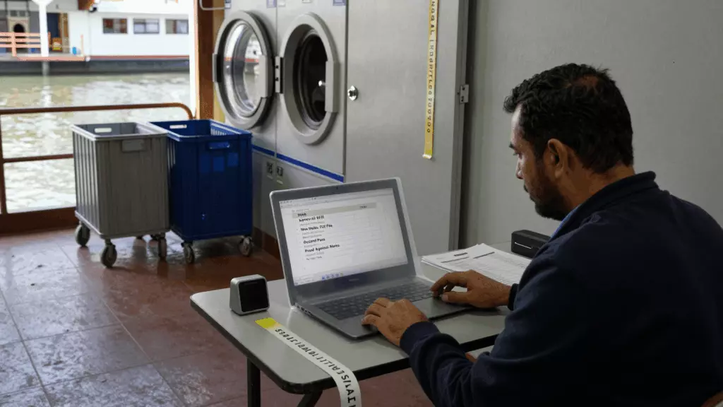 a Persian woman in her late 20s working through تمرین