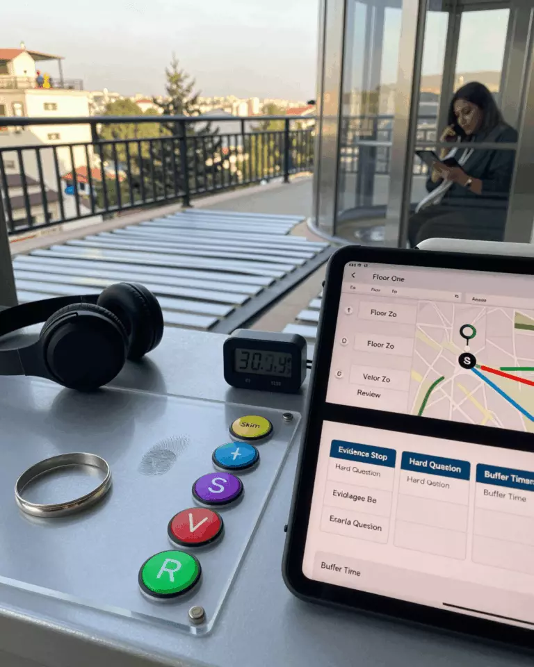 a Persian woman in her late 20s preparing online for استراتژی های خواندن آیلتس: زمان بندی، اسکن کردن، و دقت
