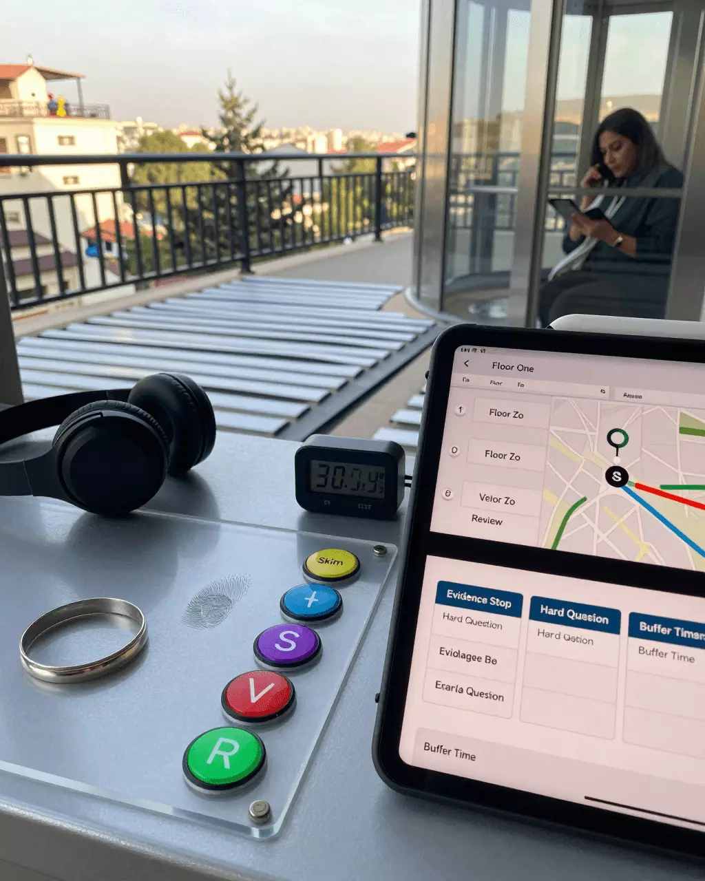 a Persian woman in her late 20s preparing online for استراتژی های خواندن آیلتس: زمان بندی، اسکن کردن، و دقت