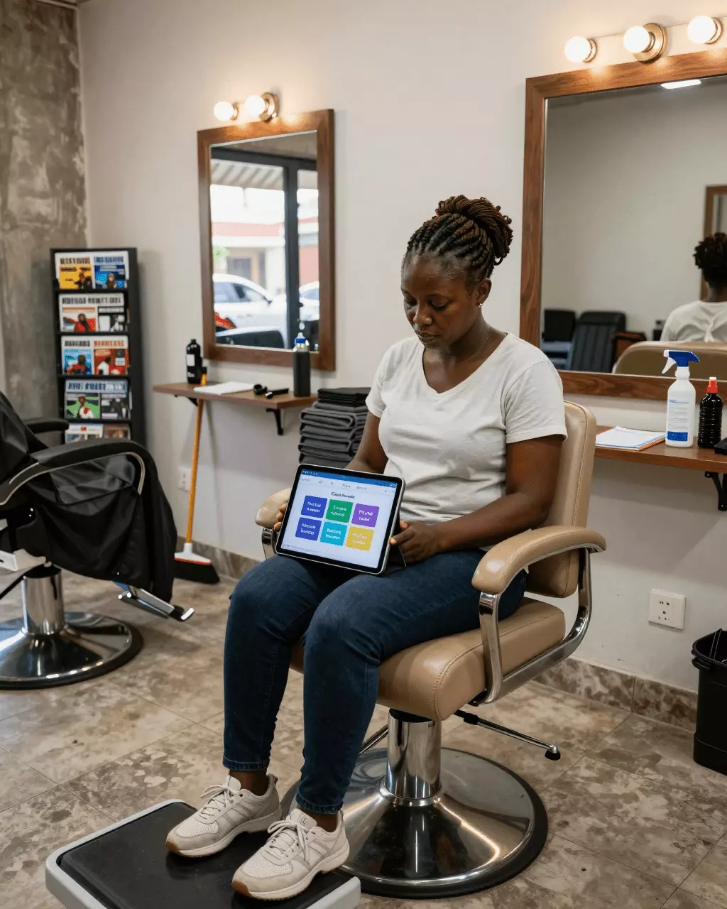 a Francophone African man in his late 20s preparing online for Cours IELTS gratuits en ligne : essayez les leçons IELTS avant de choisir un cours