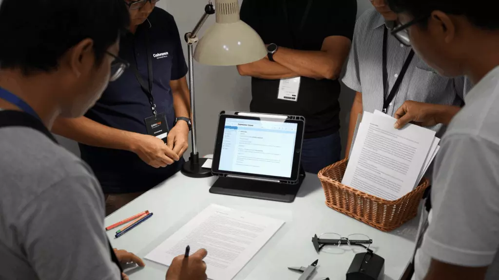 an Indonesian woman in her late 20s working through Revisi