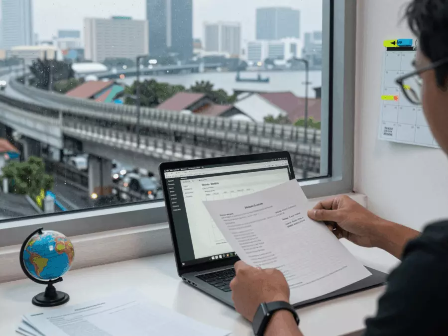 Pembelajar IELTS memilih antara mode tes tiruan penuh dan mode latihan bagian