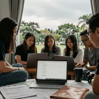 Hasil tes diagnostik untuk kursus IELTS penempatan
