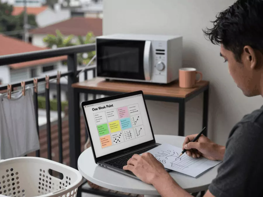 Daftar periksa baseline IELTS dengan skor bagian dan target mingguan