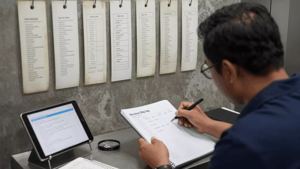 an Indonesian woman in her late 20s working through Rencana
