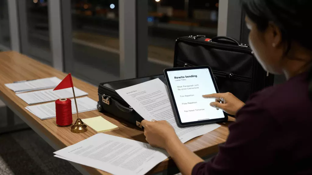 an Indonesian woman in her late 20s working through Revisi