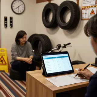 노트북 헤드폰 및 노트북을 사용한 조용한 IELTS 연습 시험 설정