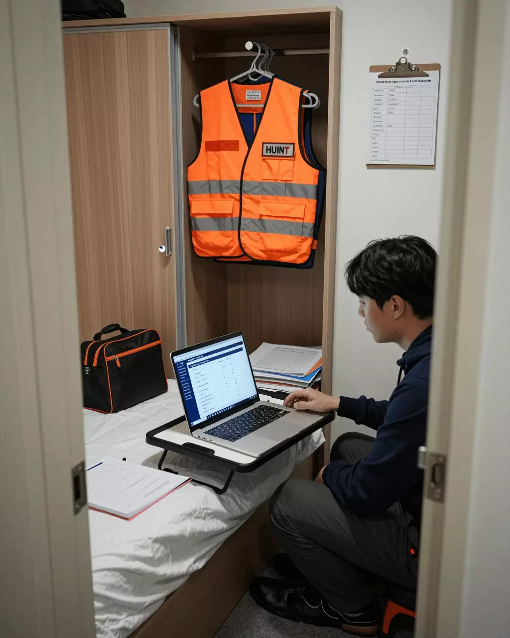 a Korean woman in her late 20s preparing online for 취업, 이민 및 이민 목표를 위한 IELTS 일반 교육 과정