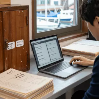 과정 자료에서 학업 및 일반 IELTS 경로 분할