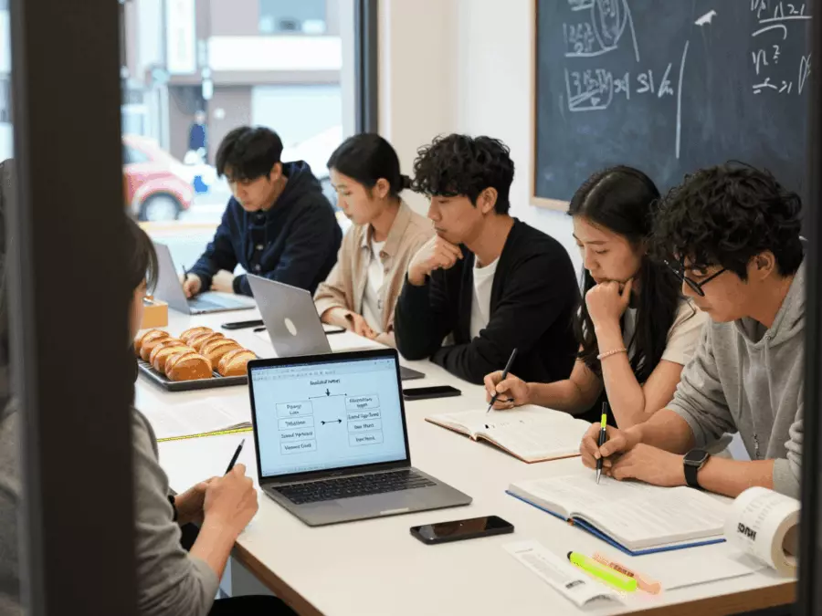 섹션 점수 및 오류 범주가 포함된 2일 IELTS 기준 워크시트