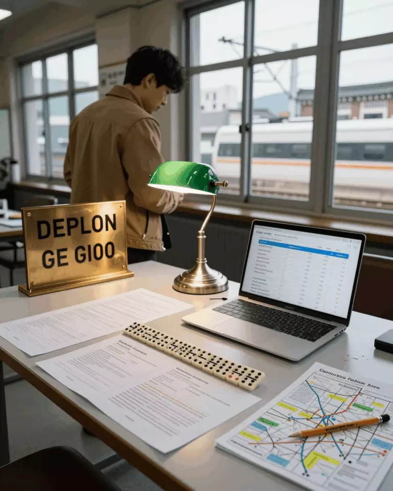 a Korean woman in her late 20s preparing online for 해외 유학을 위한 IELTS 과정: 대학 입학 준비