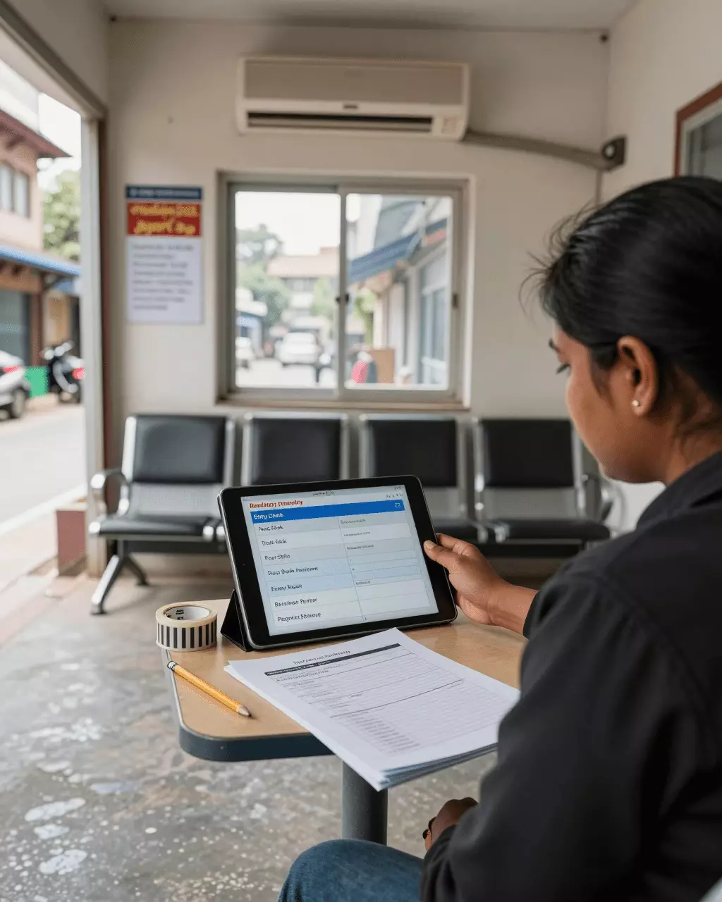 a Nepali woman in her late 20s preparing online for IELTS कोर्स चेकलिस्ट पूरा गर्नुहोस्: हरेक राम्रो IELTS कोर्समा के समावेश हुनुपर्छ