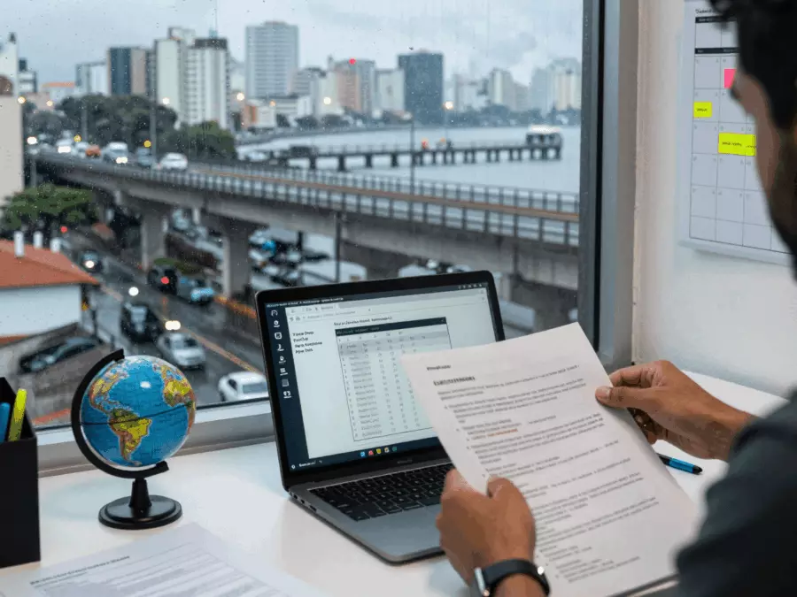 Aluno do IELTS escolhendo entre o modo de teste simulado completo e o modo de prática de seção