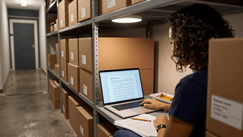 a Brazilian woman in her late 20s working through Revisar