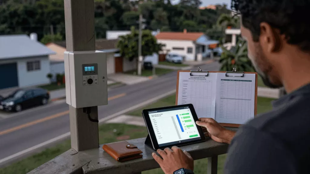 a Brazilian woman in her late 20s working through Estabilizar