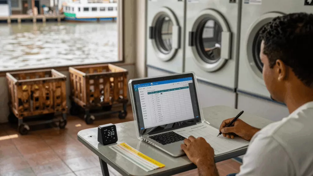 a Brazilian woman in her late 20s working through Prática