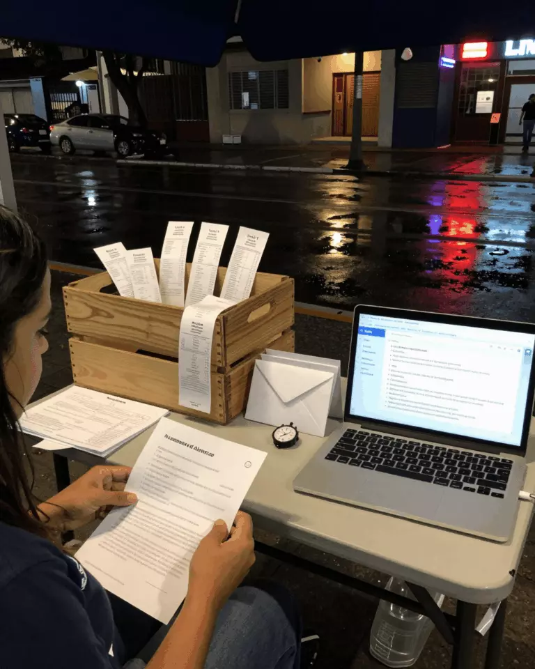 a Brazilian woman in her late 20s preparing online for Guia do curso de redação do IELTS Tarefa 1: Relatórios Acadêmicos e Cartas Gerais