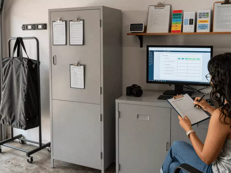 Configuração do teste simulado IELTS com respostas brutas e pastas de notas de revisão