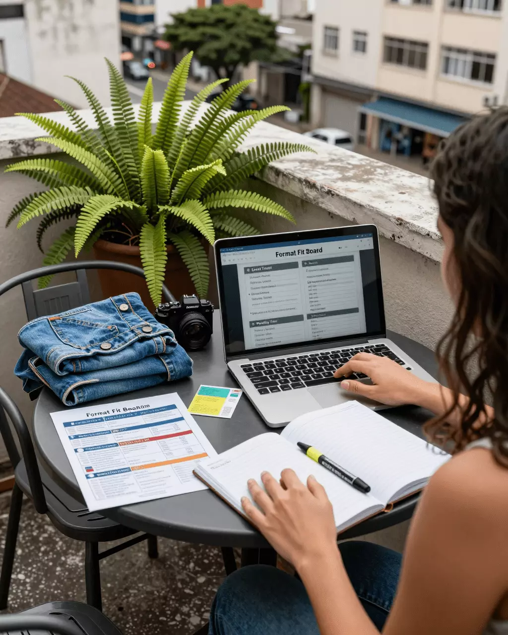 a Brazilian woman in her late 20s preparing online for Aulas presenciais do IELTS vs preparação para o IELTS on-line individualizada: qual você deve escolher?