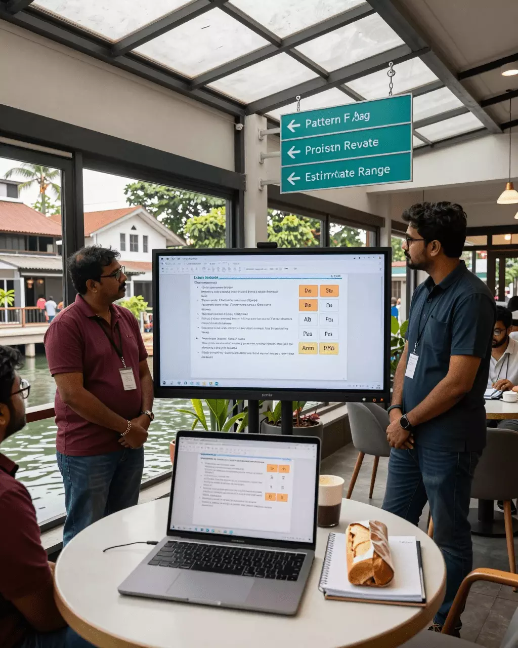 a Sri Lankan woman in her late 20s preparing online for IELTS ලිවීමේ පරීක්ෂක: රචනා, ඇස්තමේන්තු පටි පරීක්ෂා කරන්න, සහ වේගවත්ව වැඩිදියුණු කරන්න