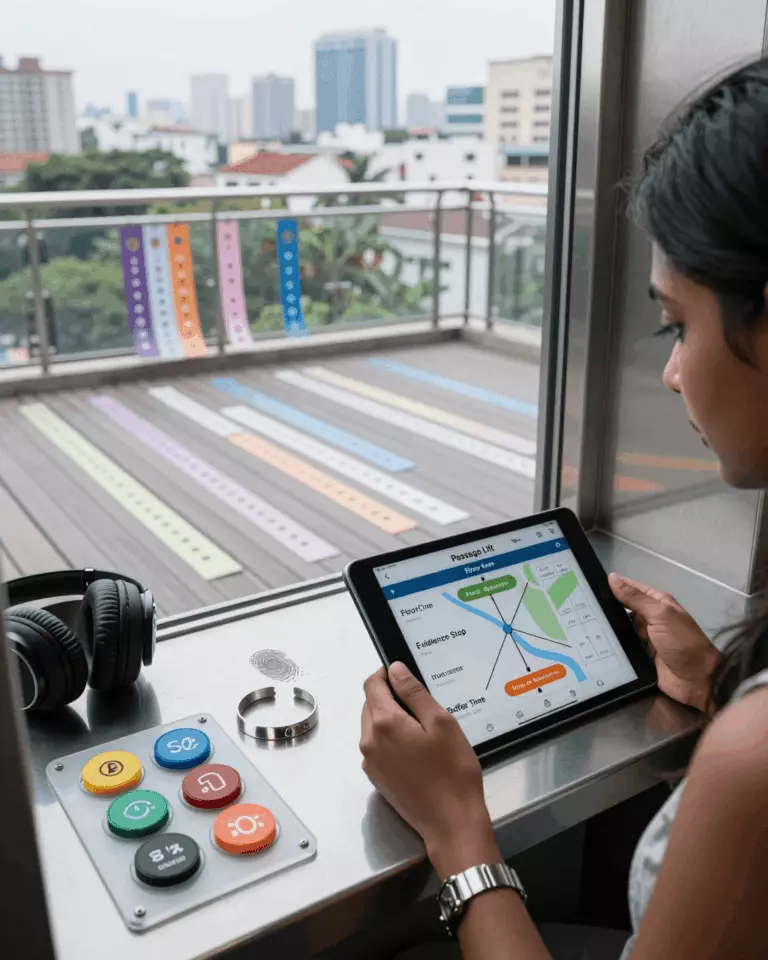 a Sri Lankan woman in her late 20s preparing online for IELTS කියවීමේ උපාය මාර්ග: කාල නිර්ණය, ඉවත් කිරීම, පරිලෝකනය සහ නිරවද්‍යතාවය