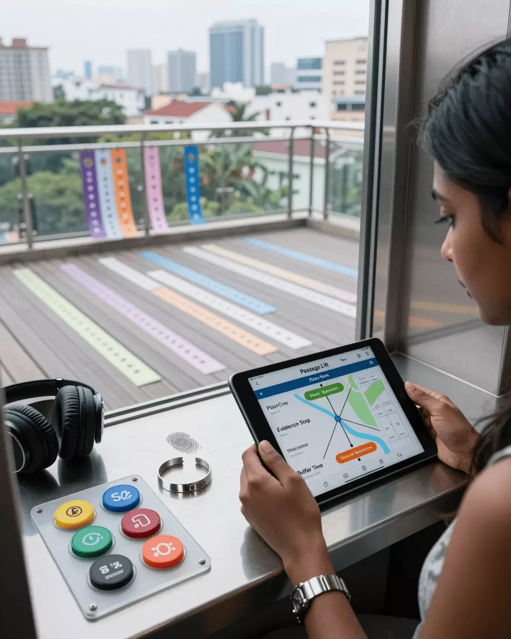 a Sri Lankan woman in her late 20s preparing online for IELTS කියවීමේ උපාය මාර්ග: කාල නිර්ණය, ඉවත් කිරීම, පරිලෝකනය සහ නිරවද්යතාවය
