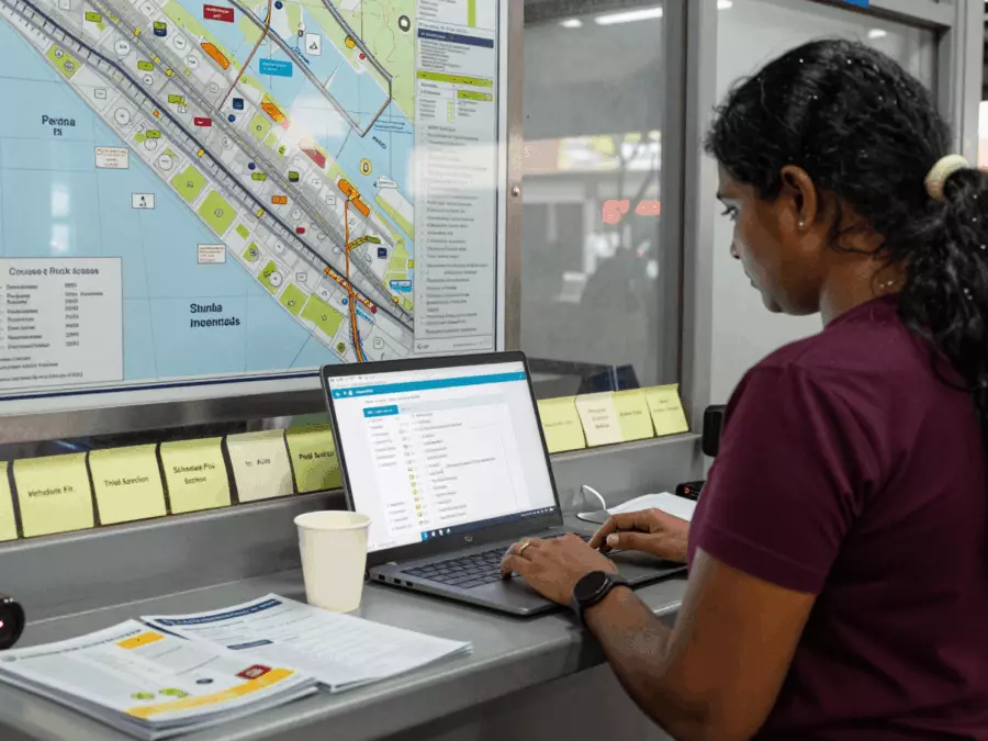 தொடக்கநிலை, இடைநிலை மற்றும் மேம்பட்ட தயாரிப்பு பாதைகளைக் காட்டும் IELTS நிலை வரைபடம்