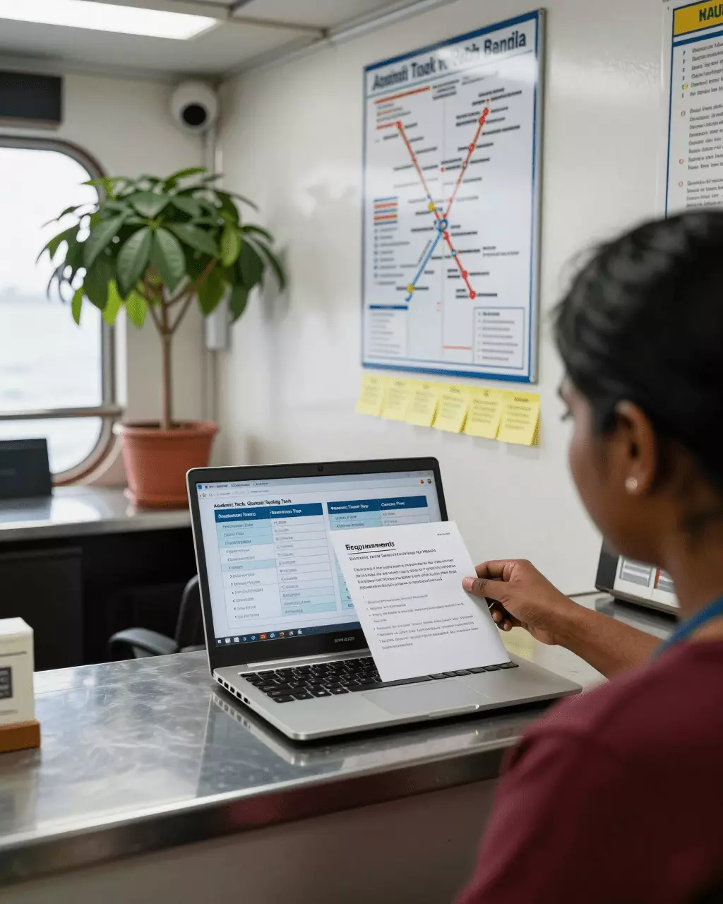 a Tamil woman in her late 20s preparing online for IELTS Academic vs General Training: உங்களுக்கு எந்த தேர்வு மற்றும் படிப்பு தேவை?