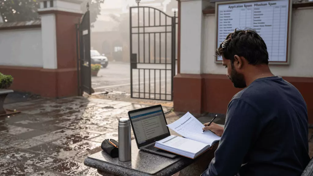 a Tamil woman in her late 20s working through தயார் செய்