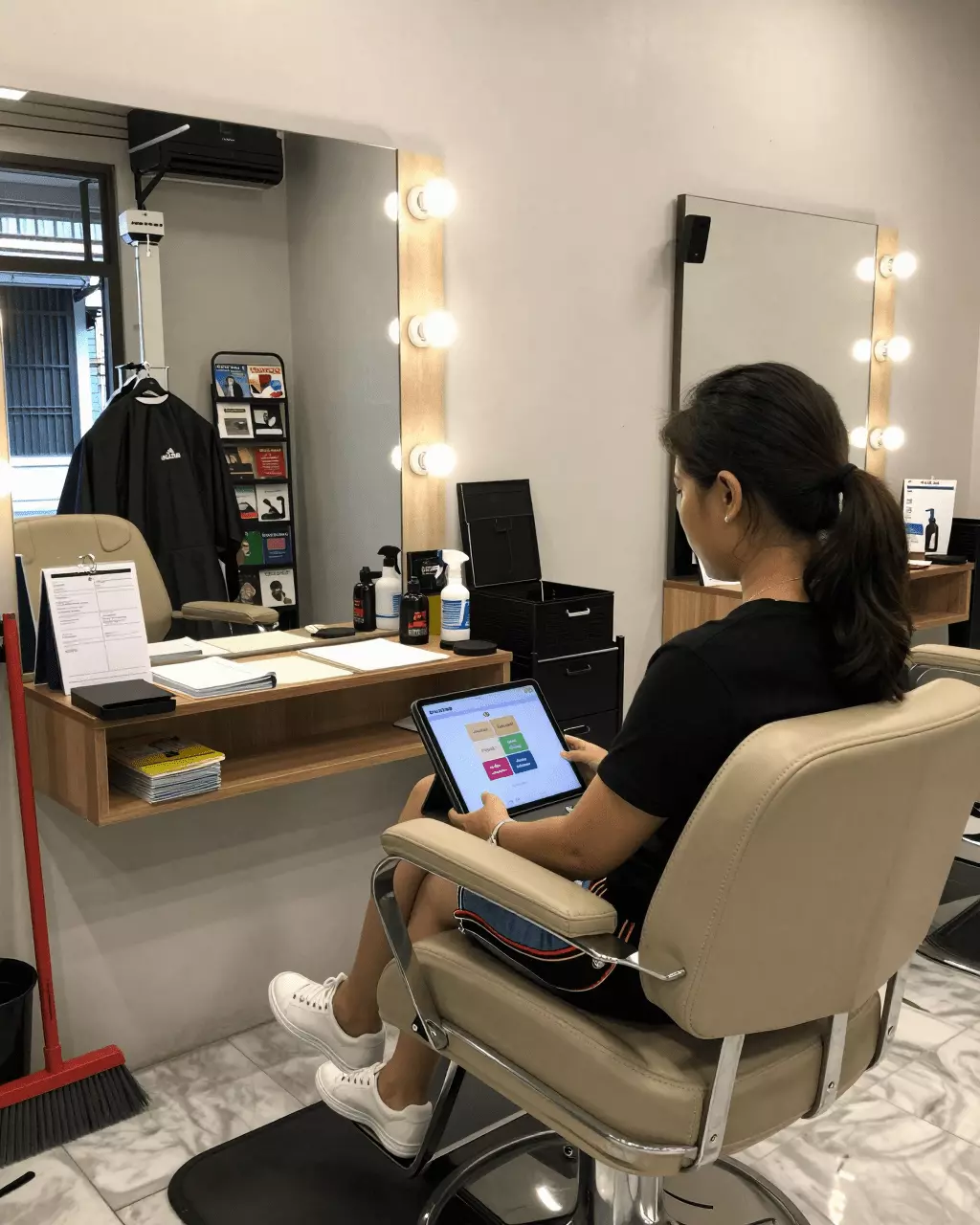 a Thai woman in her late 20s preparing online for ชั้นเรียน IELTS ฟรีออนไลน์: ลองบทเรียน IELTS ก่อนที่คุณจะเลือกหลักสูตร