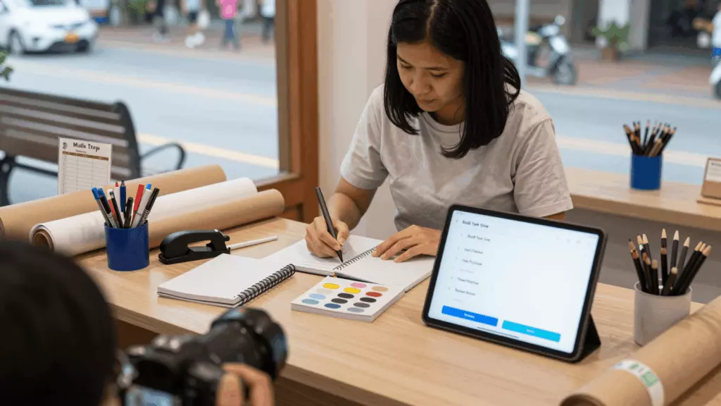 แผนการศึกษาการเขียน IELTS พร้อมรายการตรวจสอบการดำเนินการถัดไปและเสร็จสิ้น ร่าง