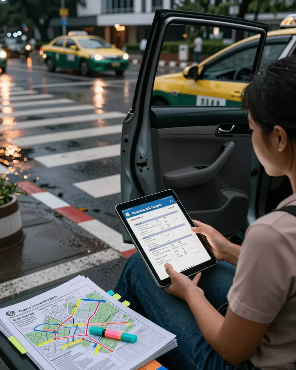 a Thai woman in her late 20s preparing online for หลักสูตรเตรียมความพร้อมทางวิชาการของ IELTS สำหรับมหาวิทยาลัยและเป้าหมายการศึกษาในต่างประเทศ