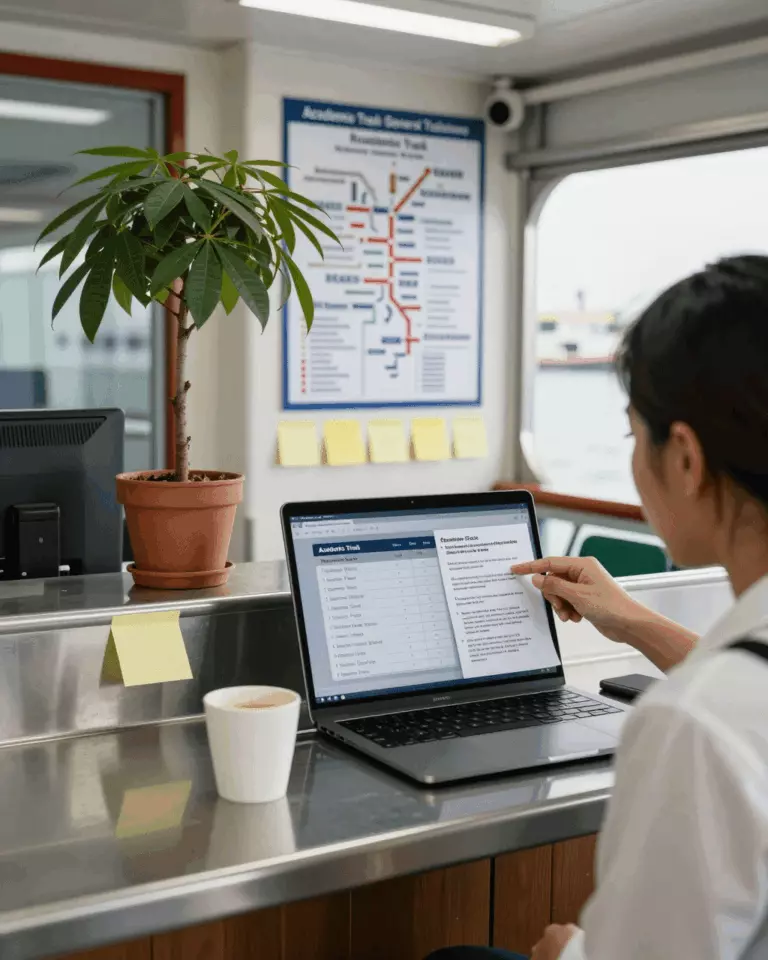a Thai woman in her late 20s preparing online for IELTS Academic และ General Training: คุณต้องการการทดสอบและหลักสูตรใด