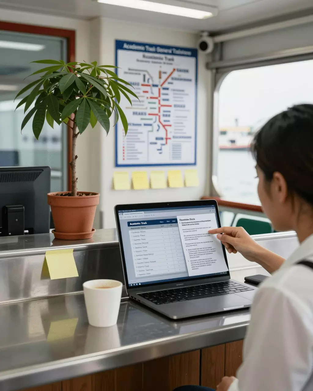 a Thai woman in her late 20s preparing online for IELTS Academic และ General Training: คุณต้องการการทดสอบและหลักสูตรใด